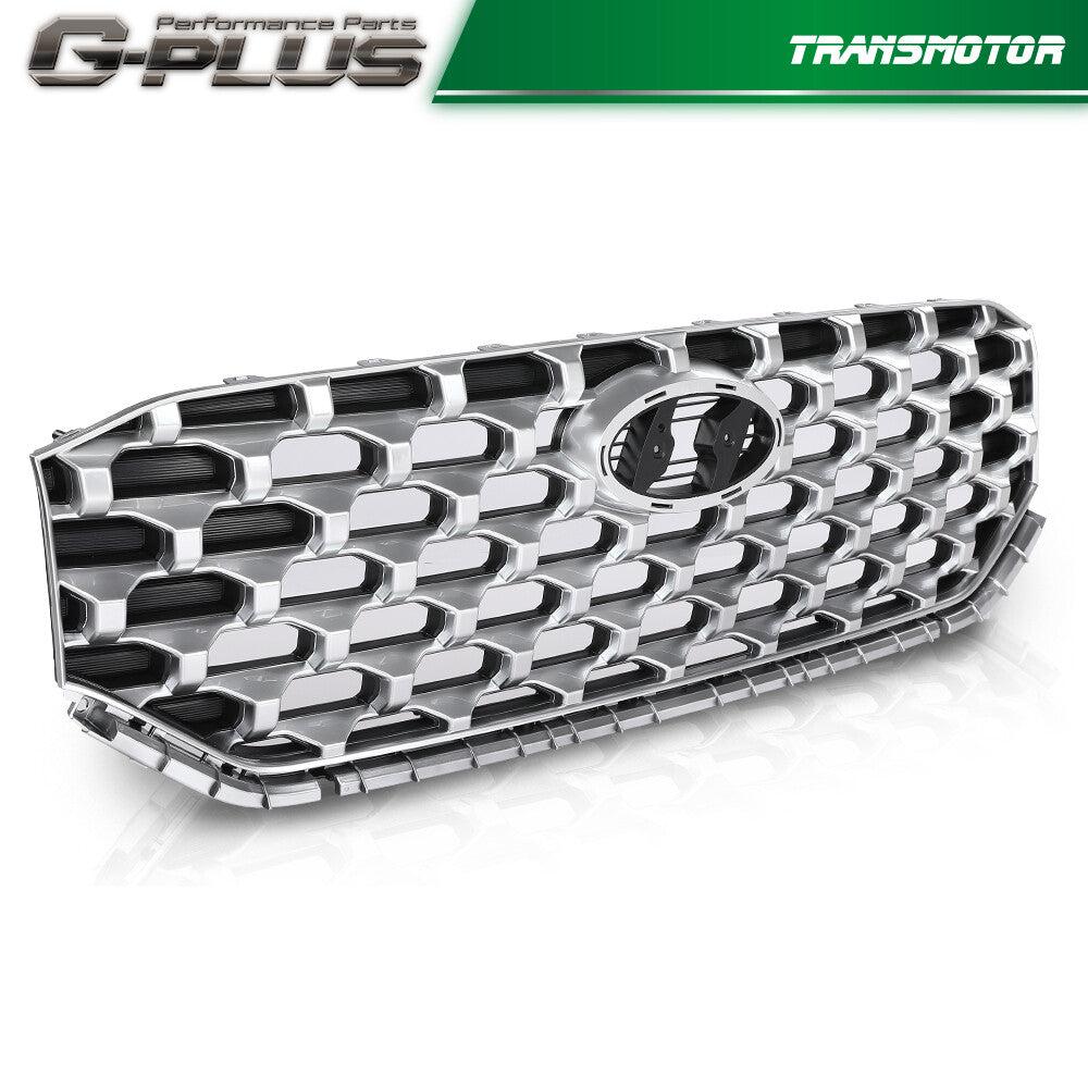 Fits 2021 - 2022 for Hyundai Santa Fe front upper grille assembly for CHRome 86350S1600- v