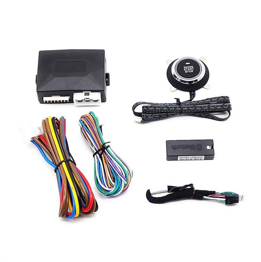 Car lock engine one-button start/stop switch Bluetooth mobile app remote control - n