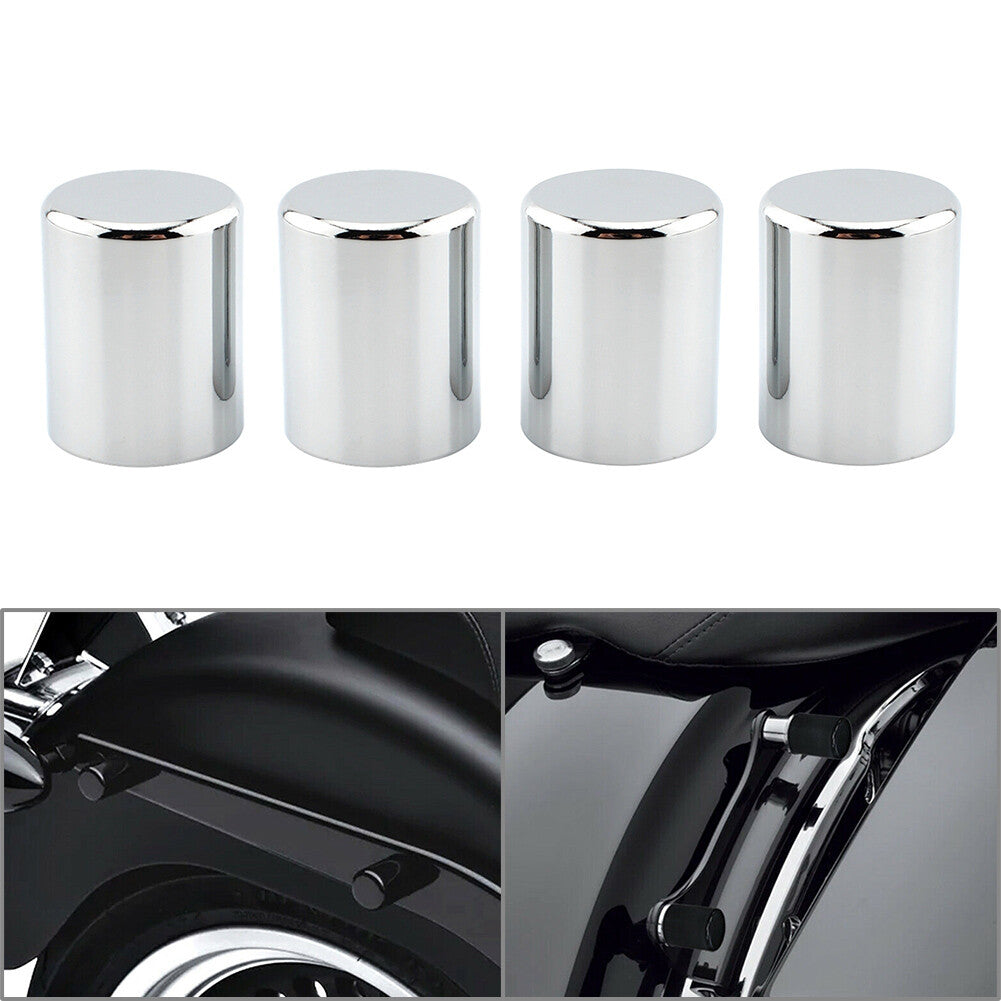 Docking Hardware Point Cover Fit for Harley Sportster XL883 Touring Road King Chrome