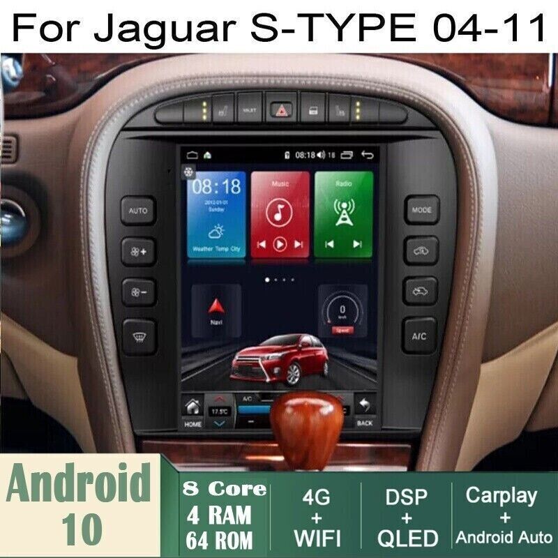 12.1 Wifi for Jaguar S-TYPE Car radio audio GPS Navigation Android 04-11