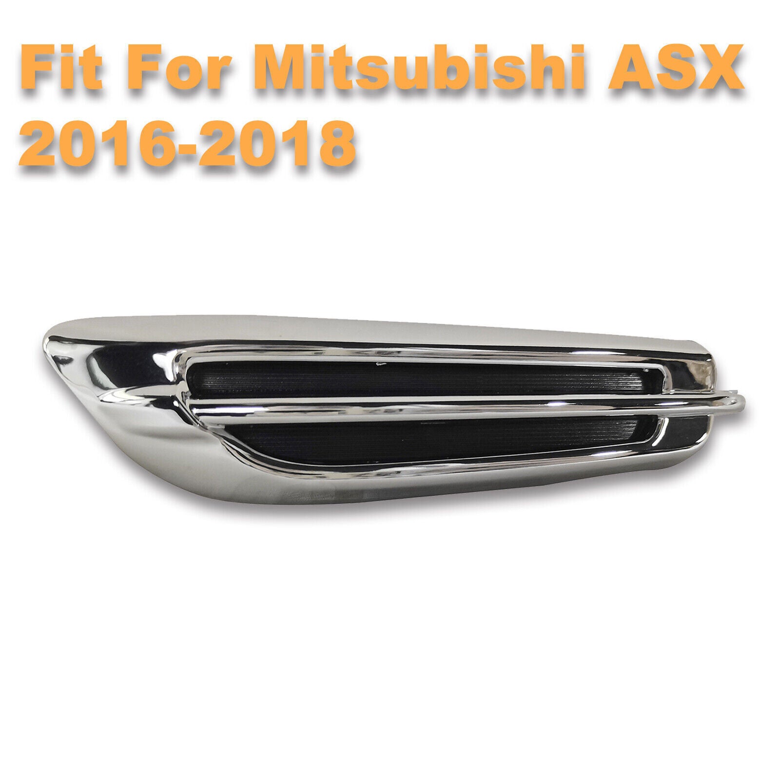 LH 7407A257 Chrome Fender Side Marker Molding Trim for Mitsubishi ASX 2016-2018