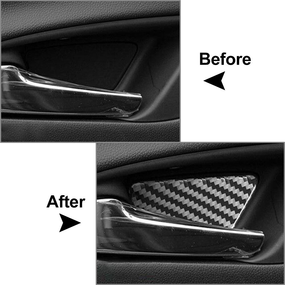 4x Inner Door Bowl Cover Trim Fit for Chevrolet Equinox 2017-2022