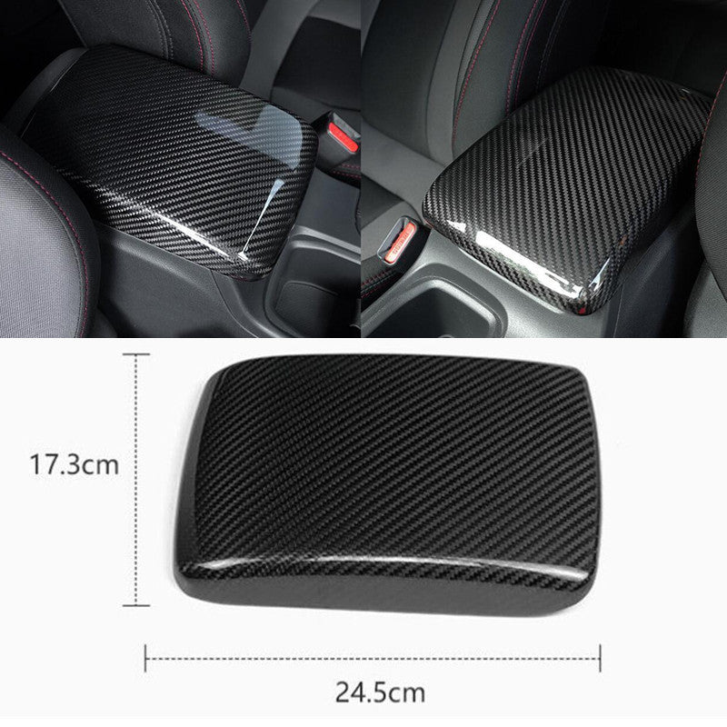 for SUBARU WRX 2022-2023 2024 Dry Carbon Fibre Console Armrest Box Cover Trim B n