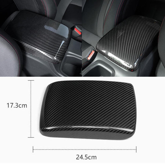 for SUBARU WRX 2022-2023 2024 Dry Carbon Fibre Console Armrest Box Cover Trim B n