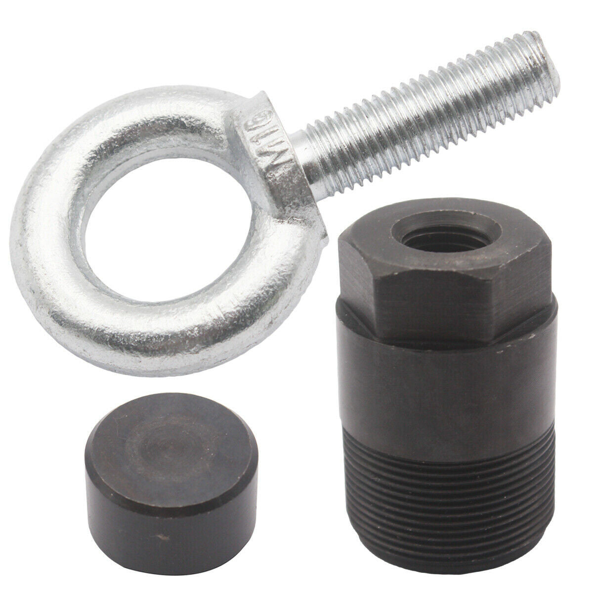 1 1/2 -16 Puller Crank Shaft Lifting Ring Kit fit for Yamaha for Mercury Motor black n