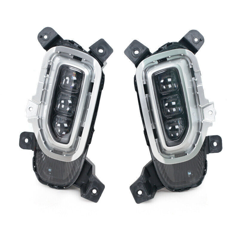 2Pcs Front Bumper LED Daytime Running Lights 1Pair for KIA Seltos 2021-2022