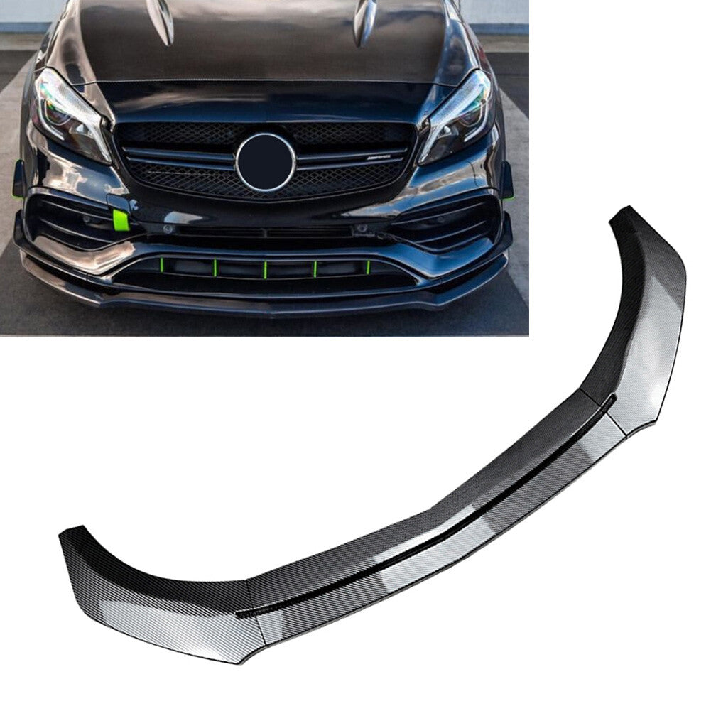 Car Front Bumper Lip Spoiler Splitter Fit for Mercedes-Benz A-Class W176 A200 A260