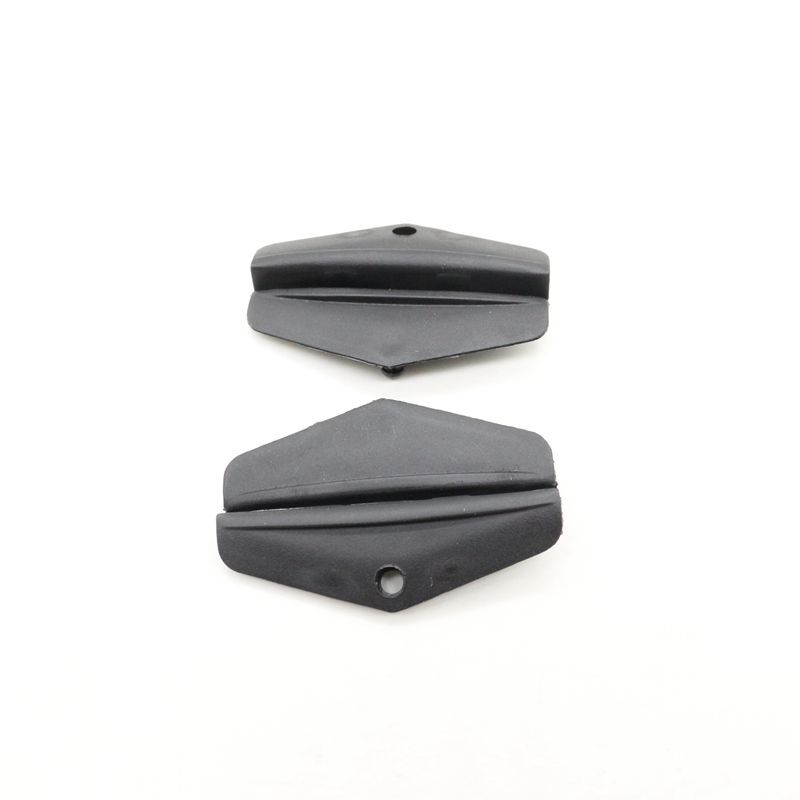 General black ABS car rear bumper lip diffuser 5 Fin tail fin distributor- v