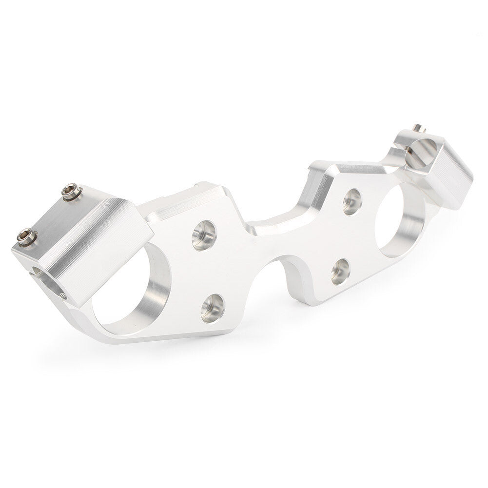 Silver Triple Tree Front End Top Clamp for SUZUKI HAYABUSA GSXR1300 2008 - 2019 Q