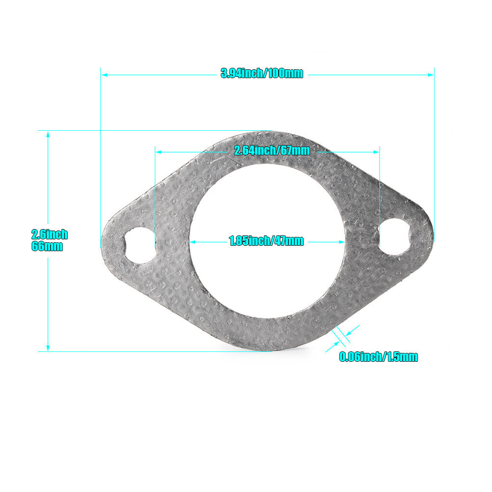 6-piece exhaust manifold gasket set 3328948 3026155 for L10 M11 ISM QSM- n