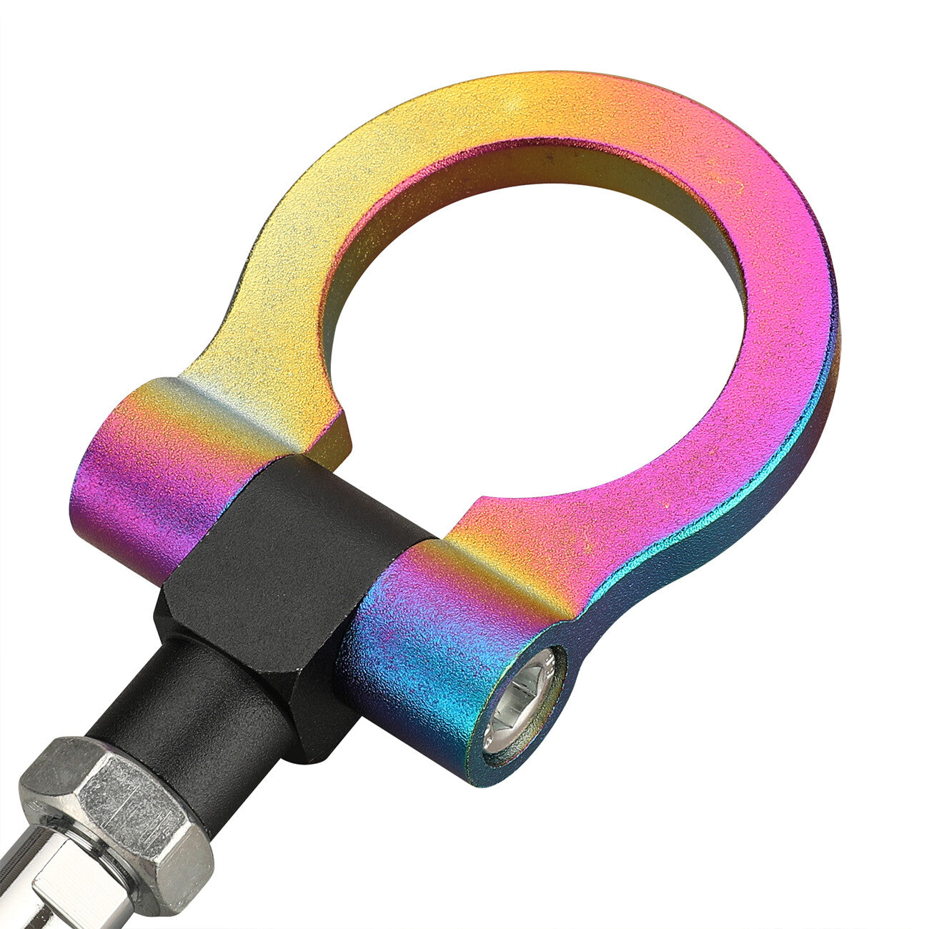 Heavy Duty Neo Chrome Folding Tow Hook Track Racing Towing for Lexus ES350 07-16 Q
