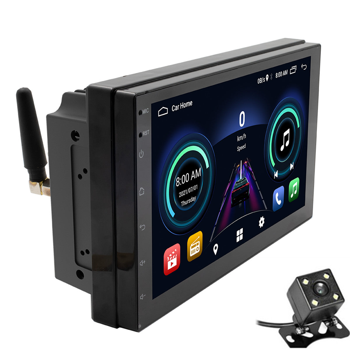2DIN Android10.1 Car Radio GPS Navigation Audio Stereo Multimedia MP5 Player