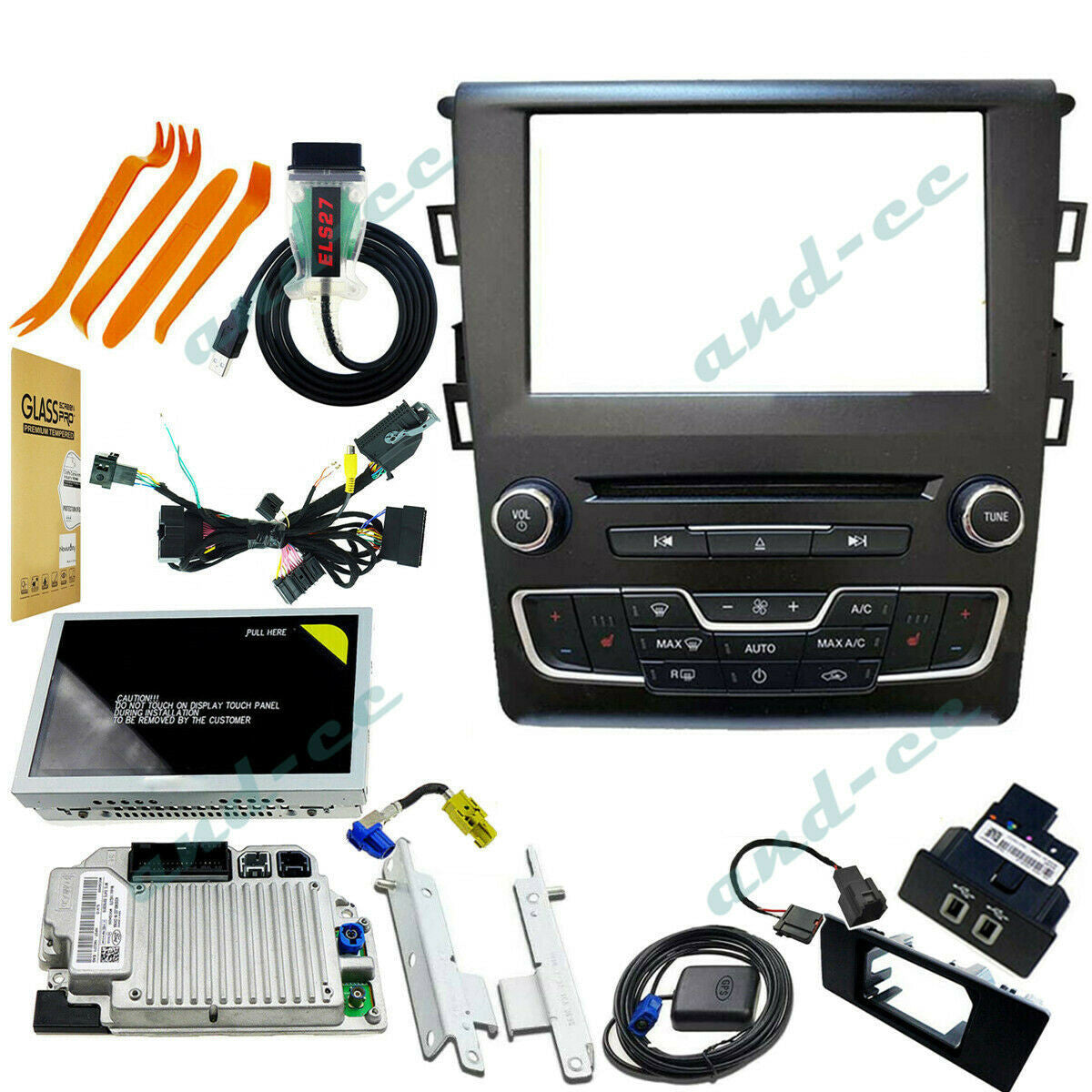 4 to 8 2013-2018 SYNC 3 Fit for Ford Fusion MFT 3.4V Carplay APIM
