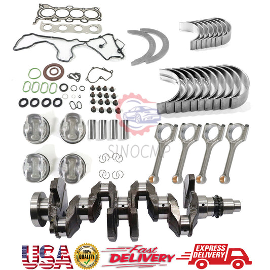 G4NA Engine Crankshaft w/ Bearing Set Connecting Rod 23510-2E001 for Hyundai US