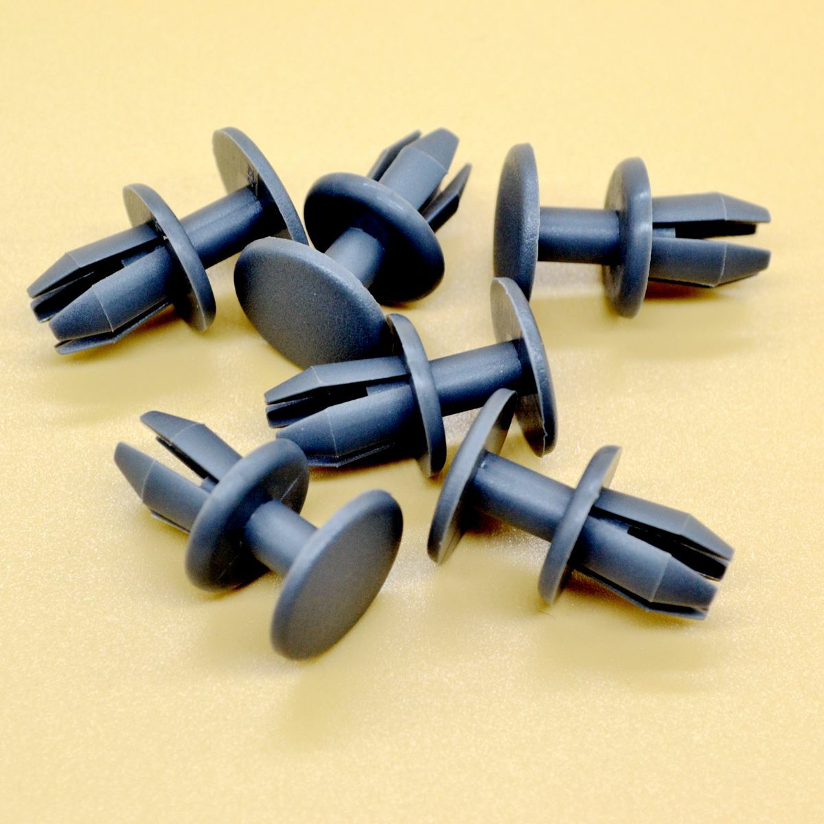 10 Pcs Gray Trunk Lid Trim Retainer Clip Rivet Bumper Cover Screw for BMW Nylon