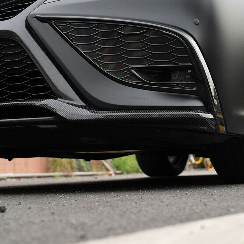 for Toyota for Camry 2021-2023 carbon fiber Front Bumper Lip Splitter Moulding Cover