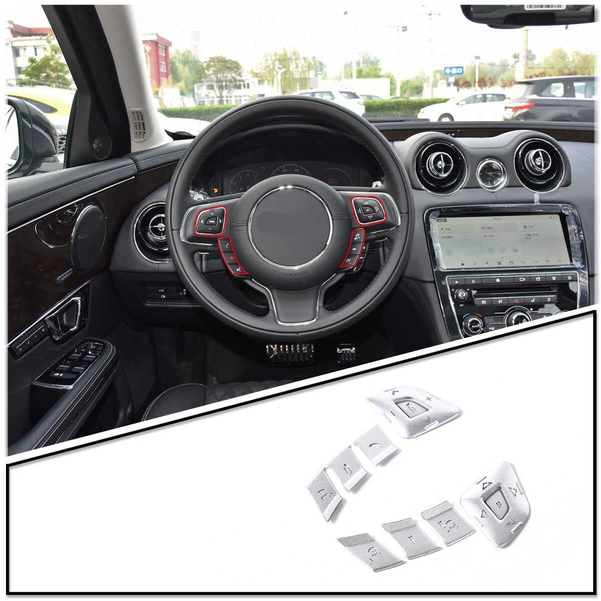 Shiny Black for Subaru WRX 2022-2023 Sedan Side for Smart Door Handle Accessories- v