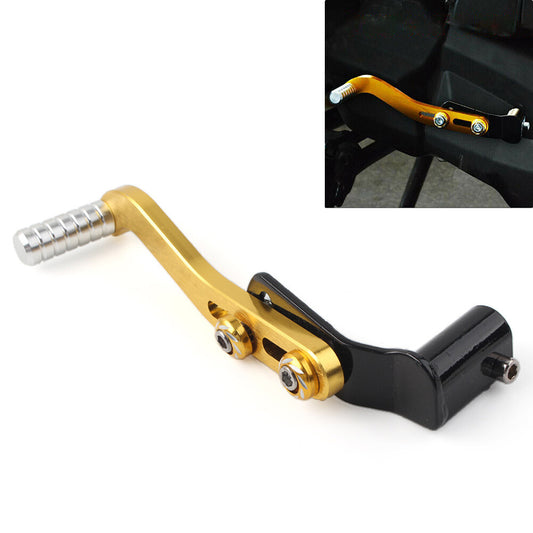 Universal Motorcycle CNC Aluminum Gear Shift Lever Footrest Pedal Shifter Gold Q