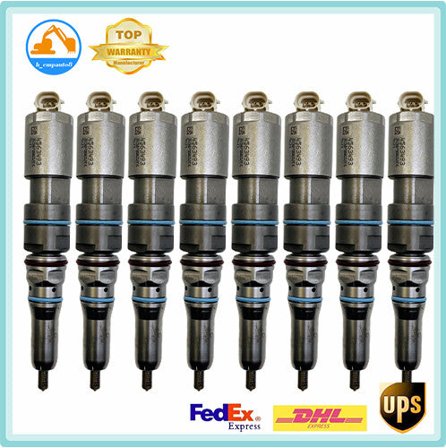 8PCS Fuel Injector 456-3509 20R-5075 for Cat C9.3 Engine D6T D7E E336F Excavator