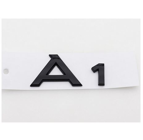 Suitable for Audi A1 rear badge Trunk Boot badge sticker lettering gloss black