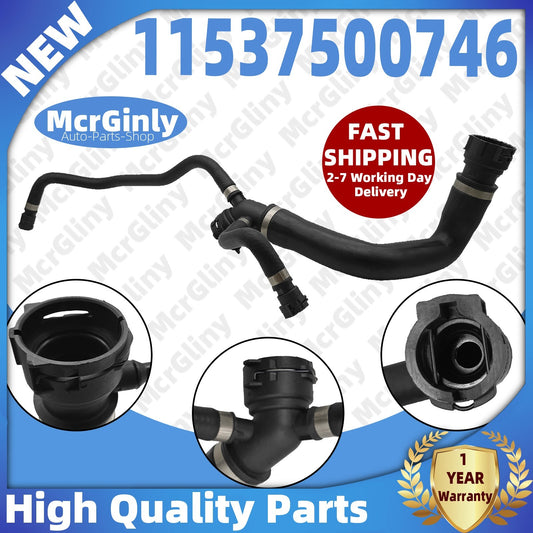 E53 M62 Upper Radiator Coolant Hose 11537500746 Suitable for X5 4.4i X6 2000 - 2003 - n