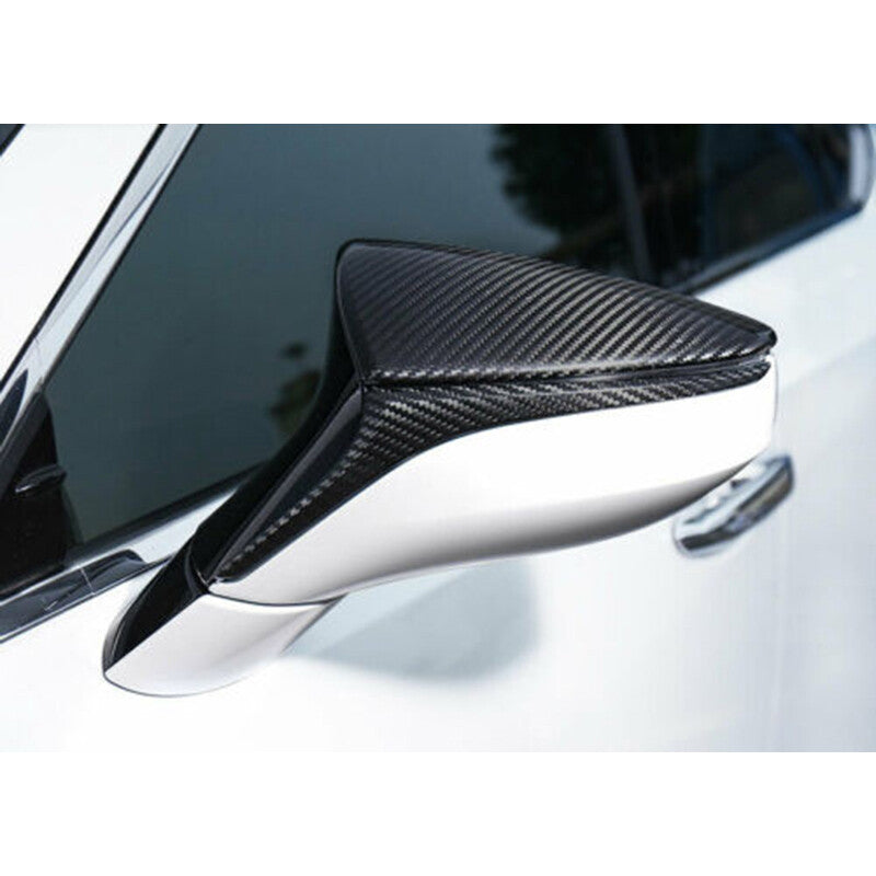Dry Carbon Fiber Rear View Side Door Mirror Cover for Lexus LS RC LC UX for ES 18+UP