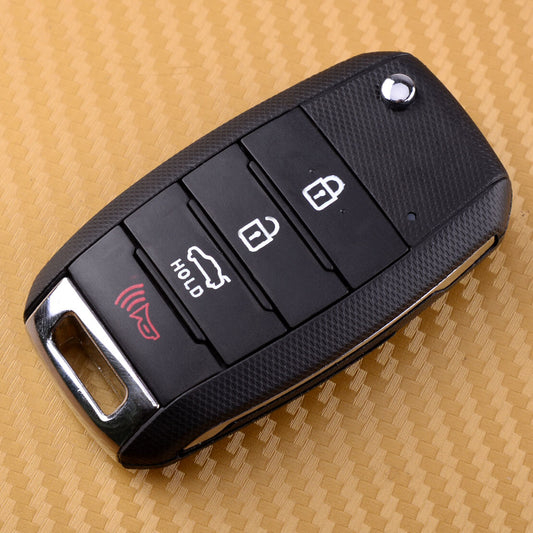 Replacement 4 Button Shell Key Fob Fit for for Kia Sorento Soul Remote v