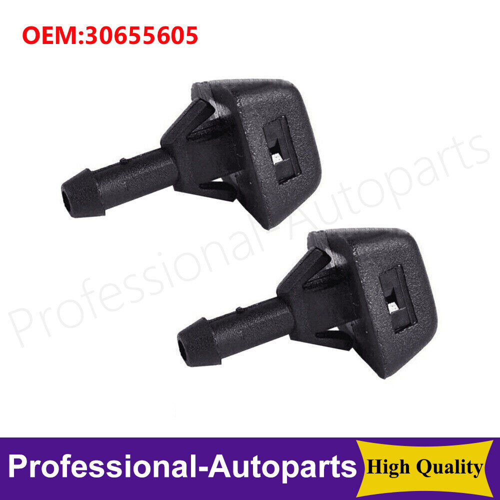 1 pair of windshield washer spray nozzles suitable for Volvo S70, S40, S80, C70, XC90