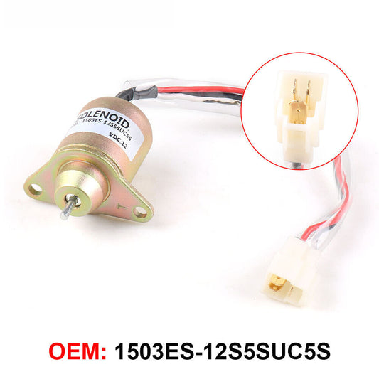 Fuel shut-off solenoid valve 1503ES-12S5SUC5S, compatible with 119653-77950- n