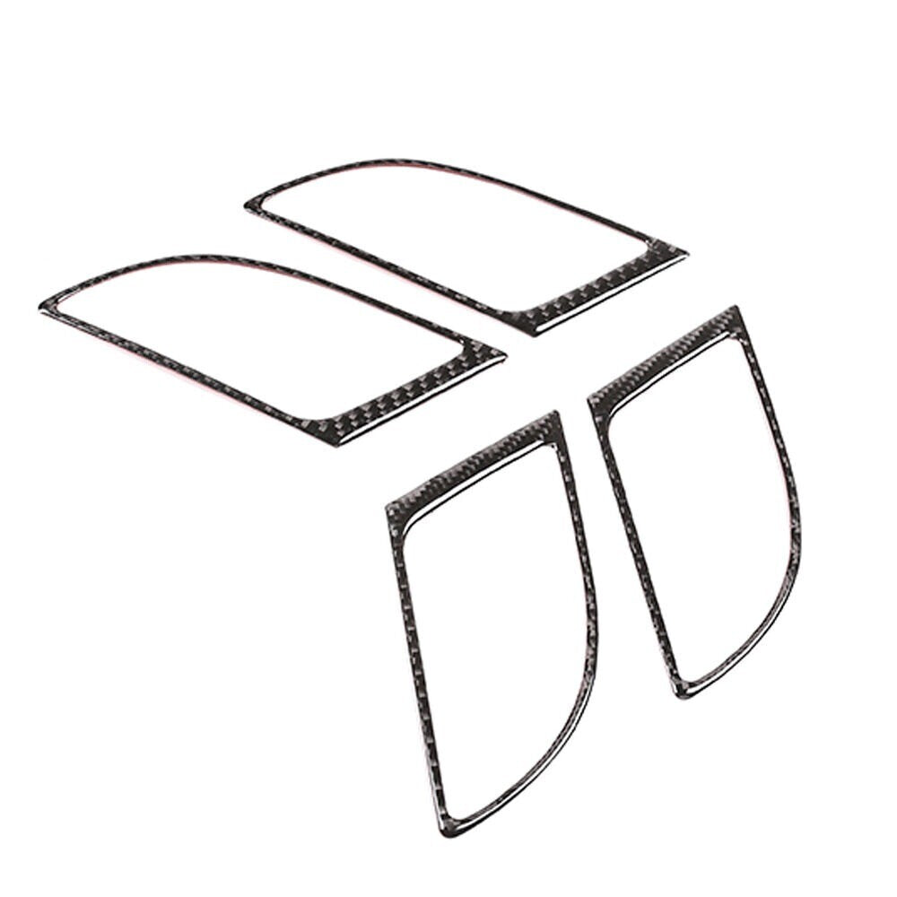 4Carbon Fiber Inner Door Handle Frame Trim Cover for Honda CR-V/CRV 07-2011 New n
