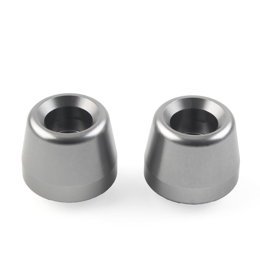 Handlebar Grips Bar End Slider Cap for YAMAHA YZFR1 YZF-R1 2015-2023 Titanium UK