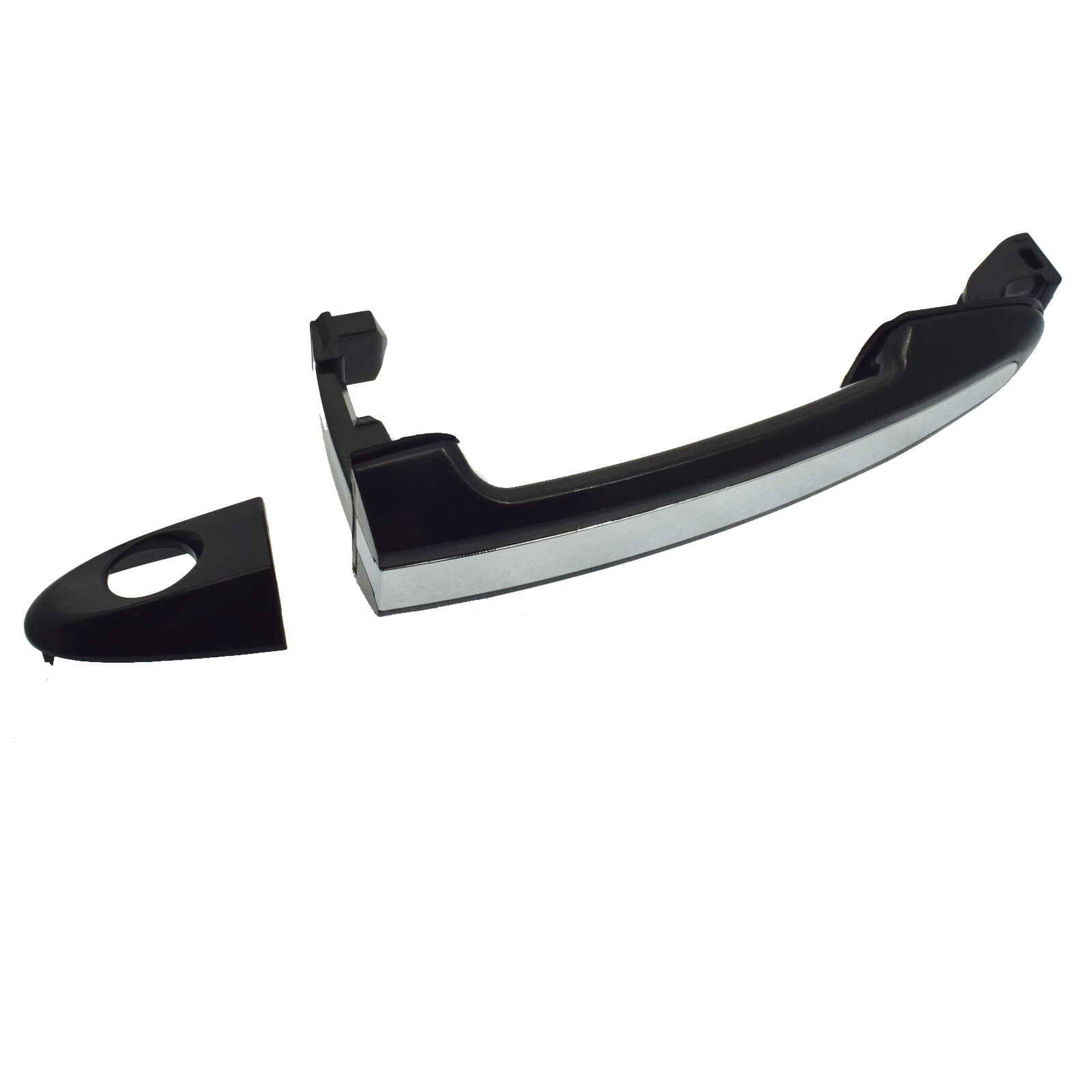 Chrome exterior door handles and black left front drive for Hyundai Santa Fe 07-12- n