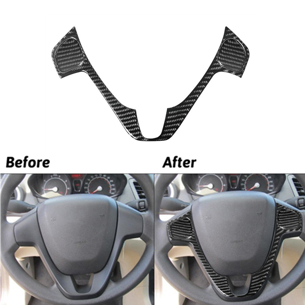 Red Carbon Fiber Interior Dashboard Top Cover Trim Strip for Camry 12-14 v