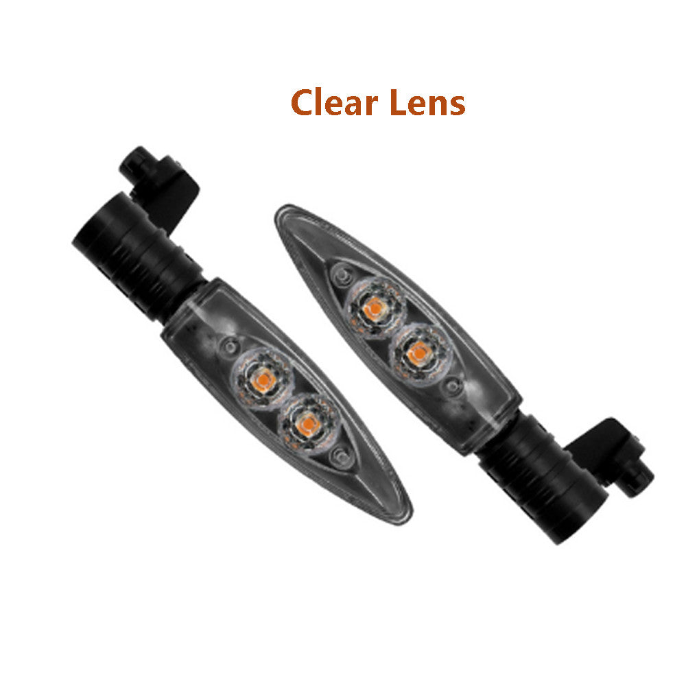 A pair of LED turn signal flashing indicator lights suitable for R1200 F800 ADV K1300- n
