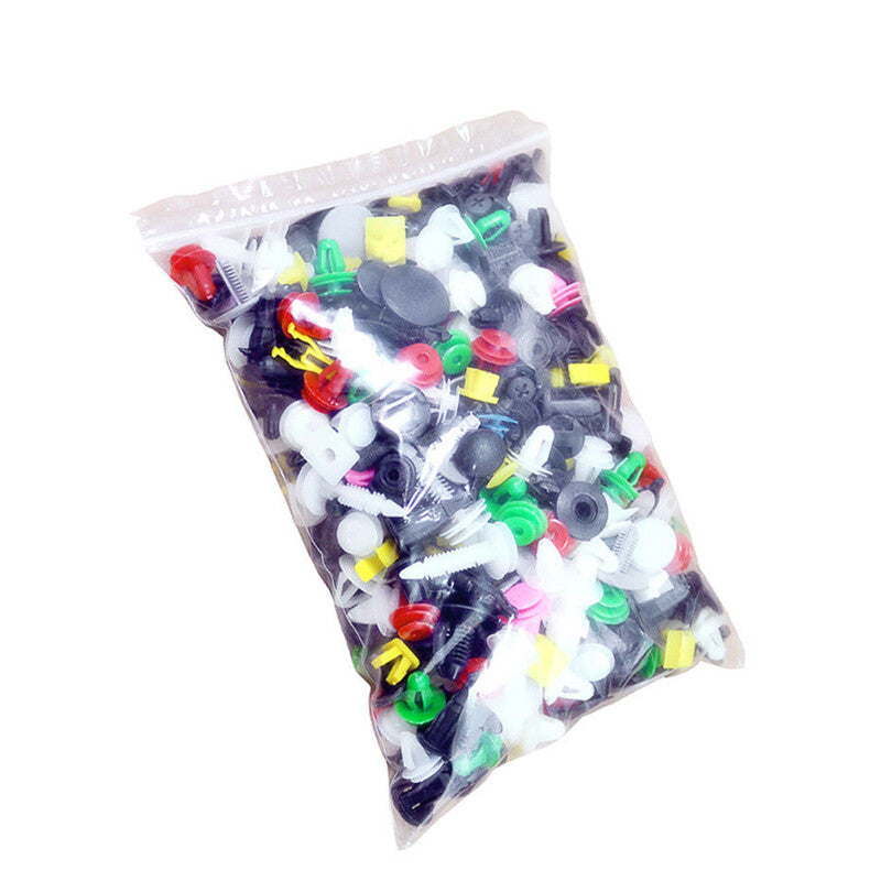 500-piece mixed car fastener set, door bumper fender liner clips, universal, from US inventory - n