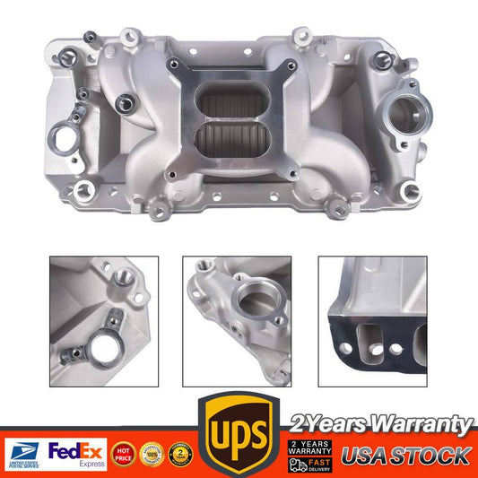 Dual Plane Intake Manifold for Big Block for Chevy V8, 7.0L/427 7.4L/454 6.6L/402 Q