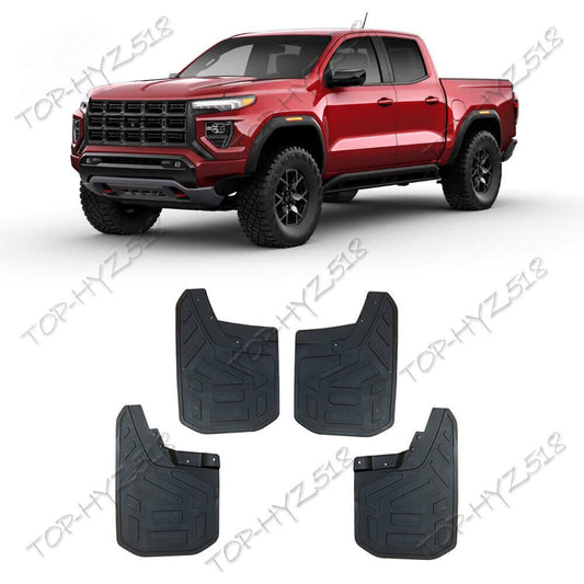 for GMC for Canyon 2023-2025 Car tire Splashproof Fender Accessories PP+TPR 4pcs n