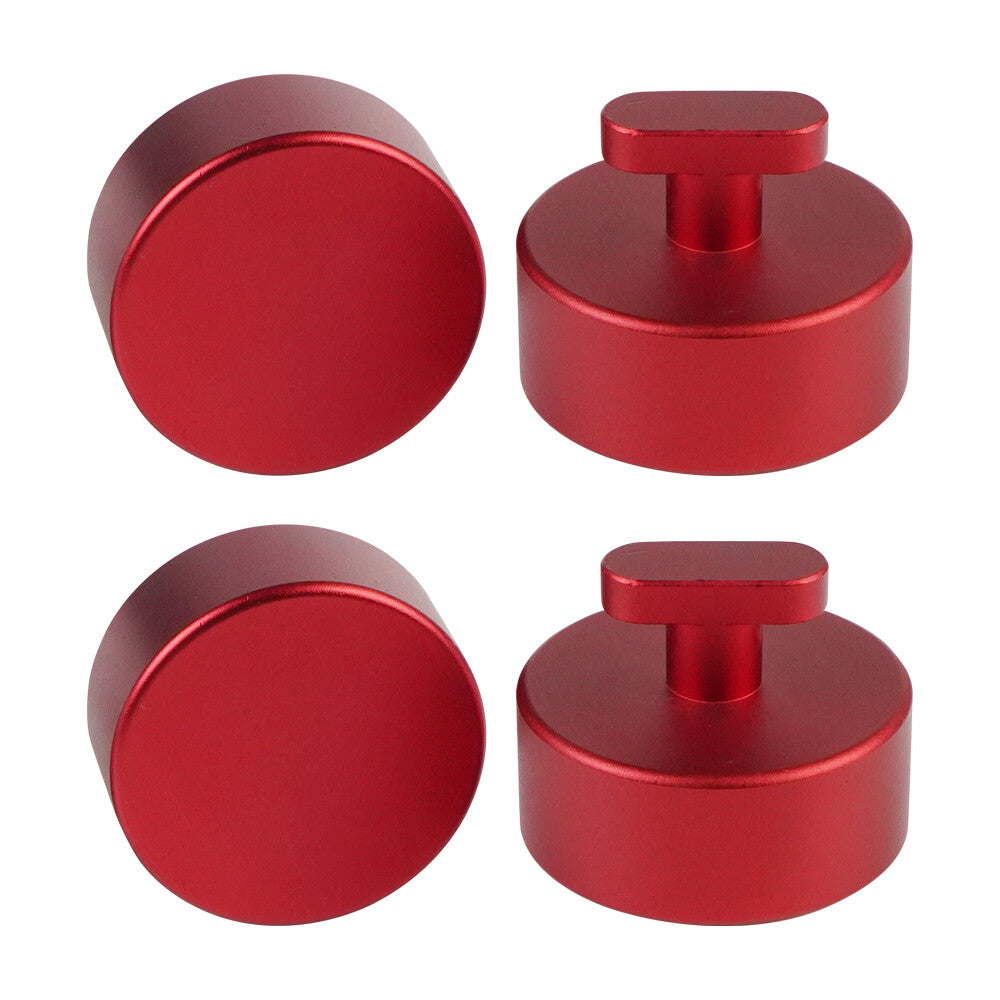 4Pcs Jack Pad Jacking Lift Pad for Chevrolet for Corvette 2014+ C7 Z51 Z06 Aluminum Red