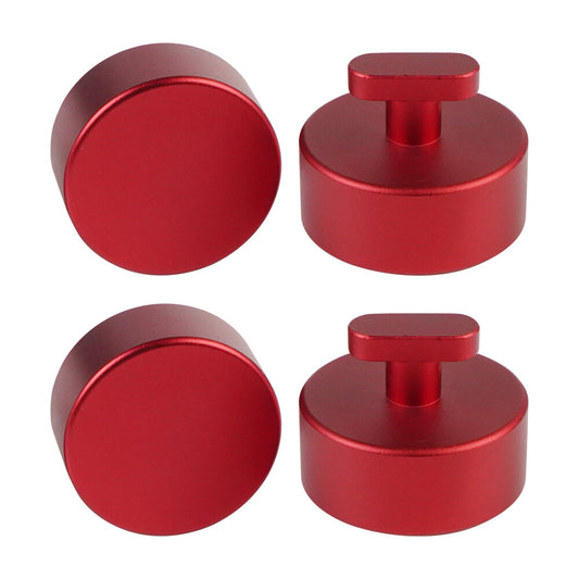 4Pcs Jack Pad Jacking Lift Pad for Chevrolet for Corvette 2014+ C7 Z51 Z06 Aluminum Red