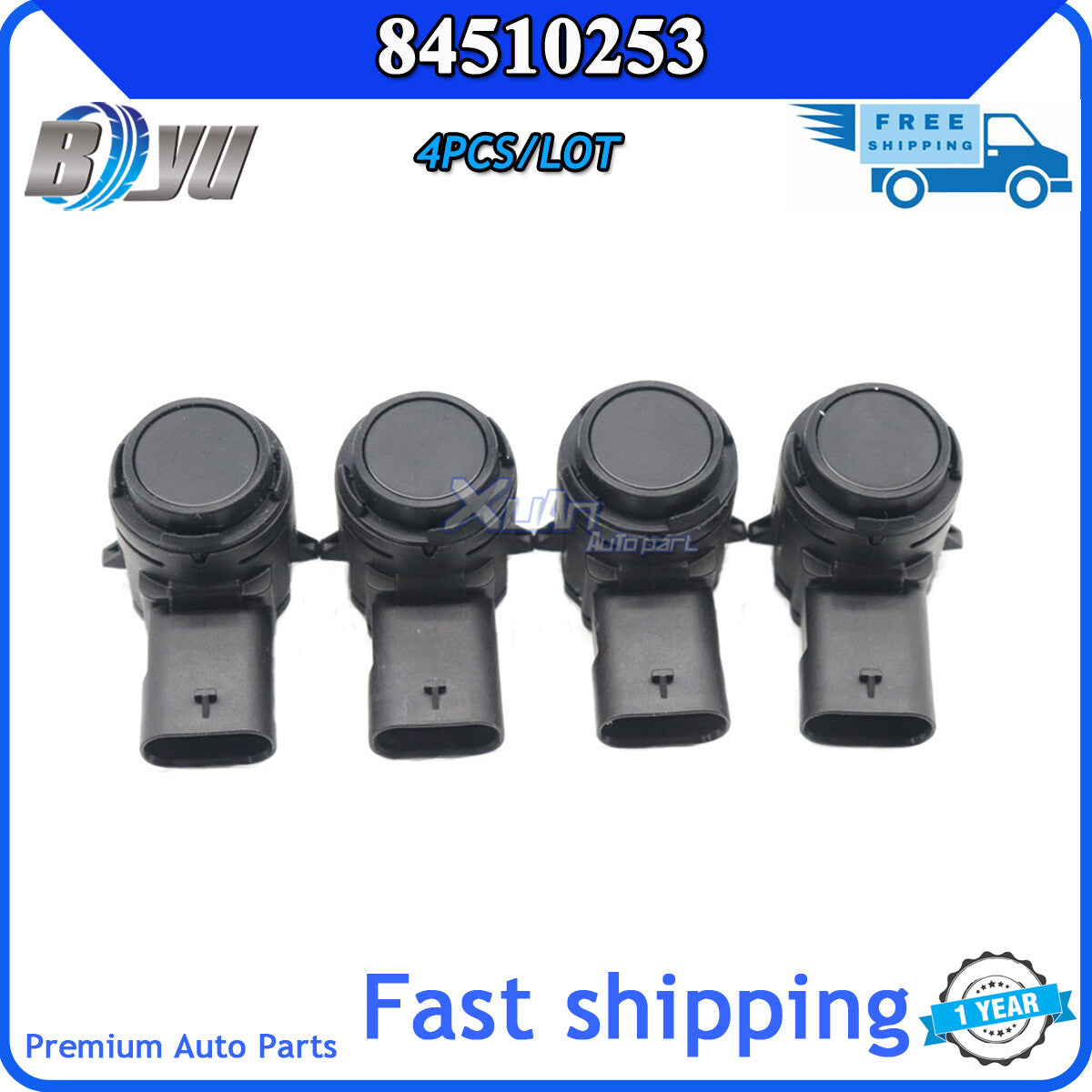 84510253 Brand New 4 Parking Assist Sensors for GimChill Silverado for Sierra 19-23- v