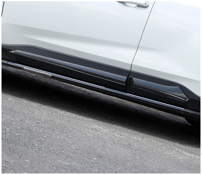 for Toyota RAV4 2019-23 Carbon Fiber ABS Body Door Side Strip Guard trim Set 4x