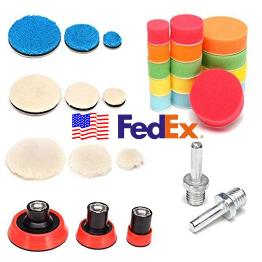 29X 1/2/3 Polishing Pad Wool Pad Microfiber Buffing Pad M14 Thread Backing Pad Q