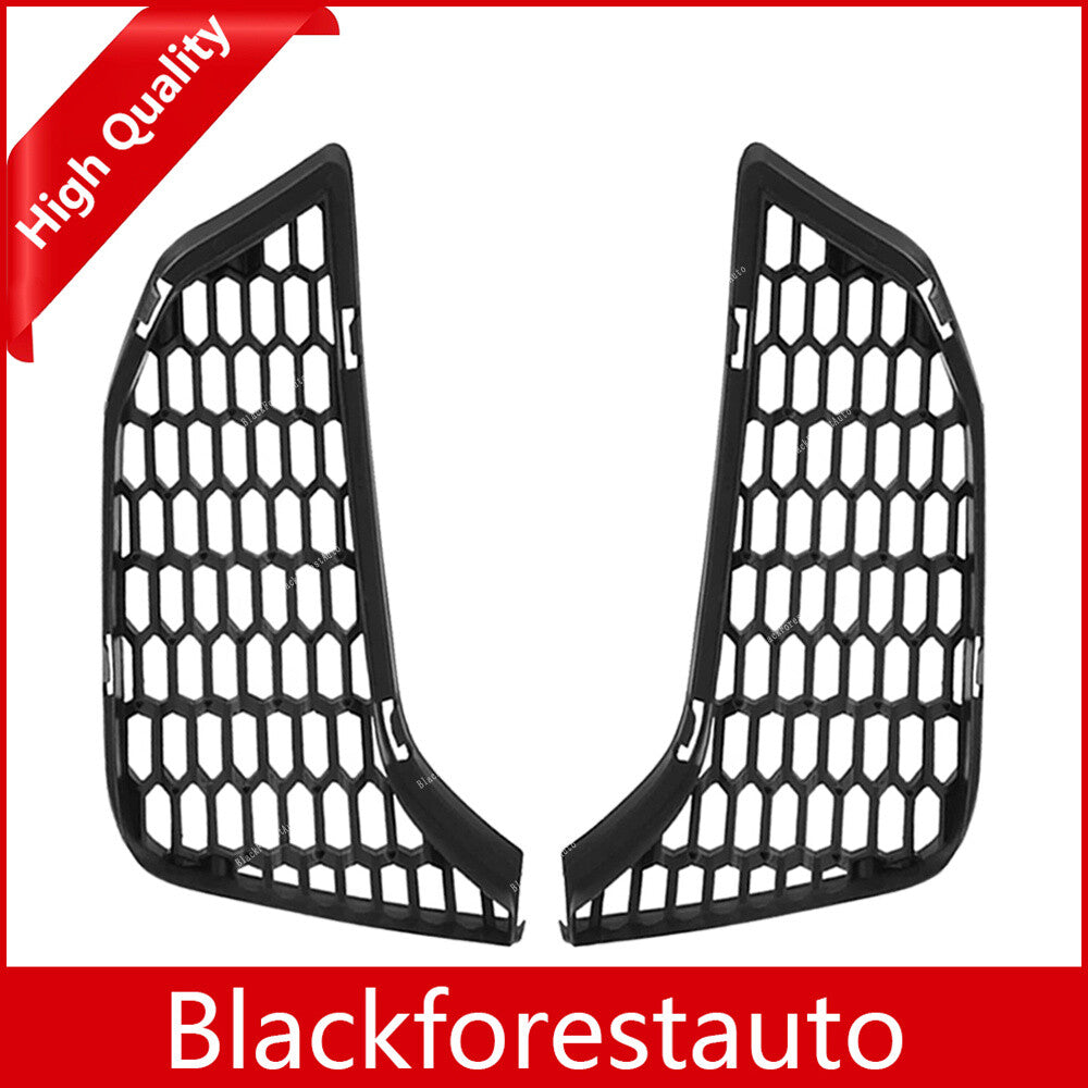 2x Front Bumper Fog Light Grille Trim Fits 2012 13 1418 for BMW M3 M4 F82 F83 F80