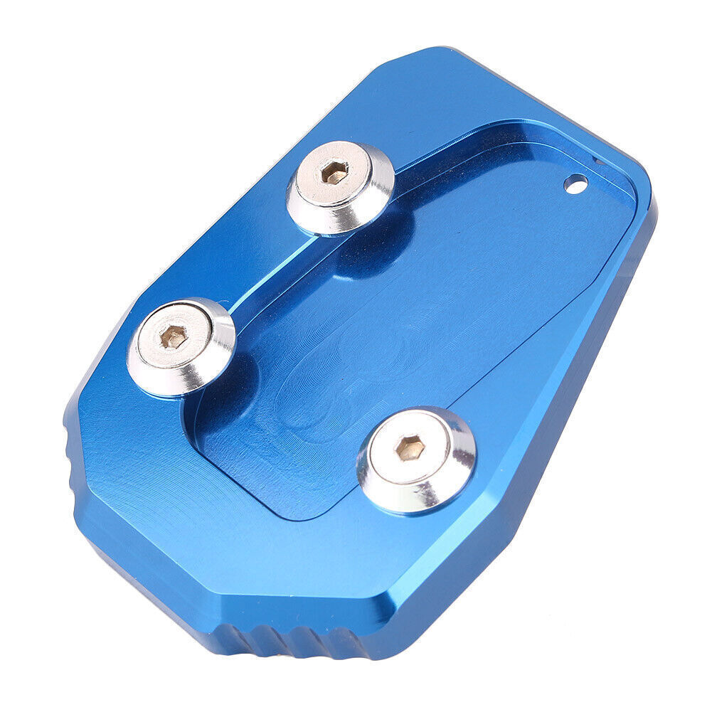 Kickstand Side Foot Stand Extension Plate Pad for Yamaha MT09 2013 - 15 16 Blue Q