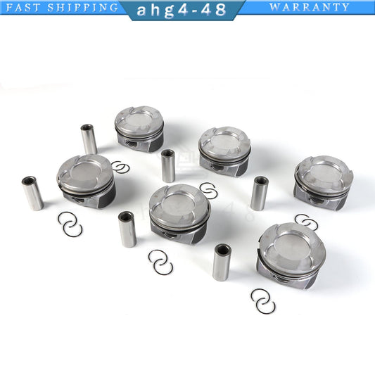 6-Piece Piston Ring Set STD 84mm for F20 F21 F30 F10 X3 X4 X5 X6 N55B30/N55B30A-