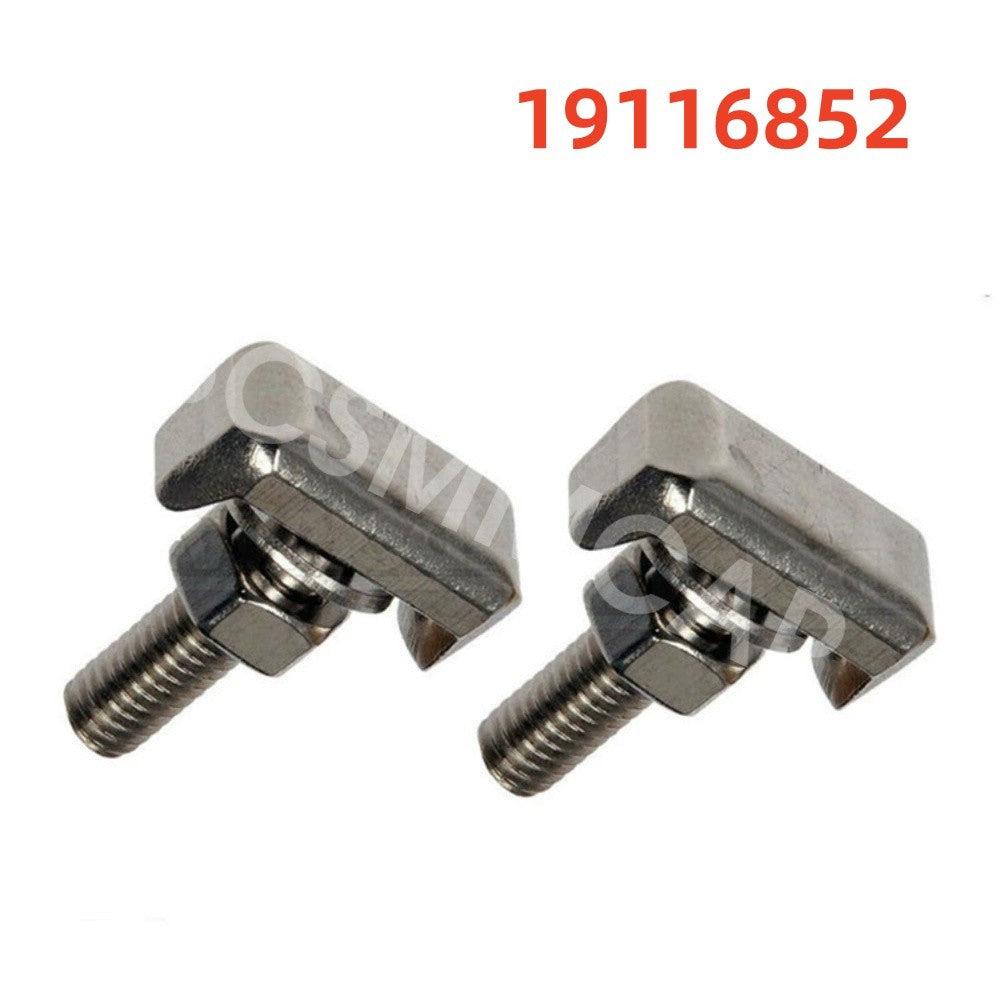 2PCS Car Battery Terminal T-Bolt Accessories 19116852 Fit for Cadillac 2007-2014 Q
