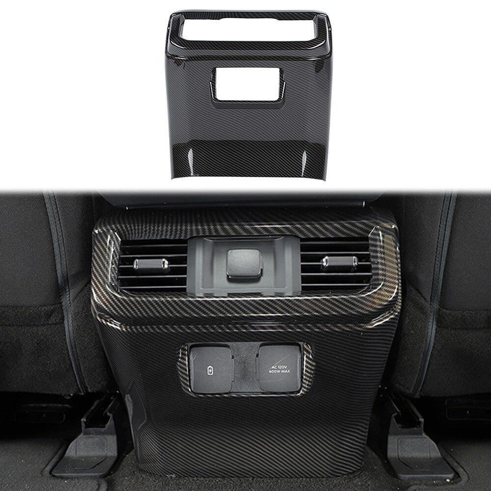 Carbon Fiber Front Rear Inner Door Panel Cover Trim  for ford  F150 21-23 F-150