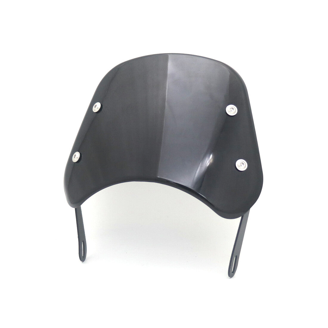 Black 5-7Round Headlight Windshield Fairing Windscreen Deflector for Honda Q