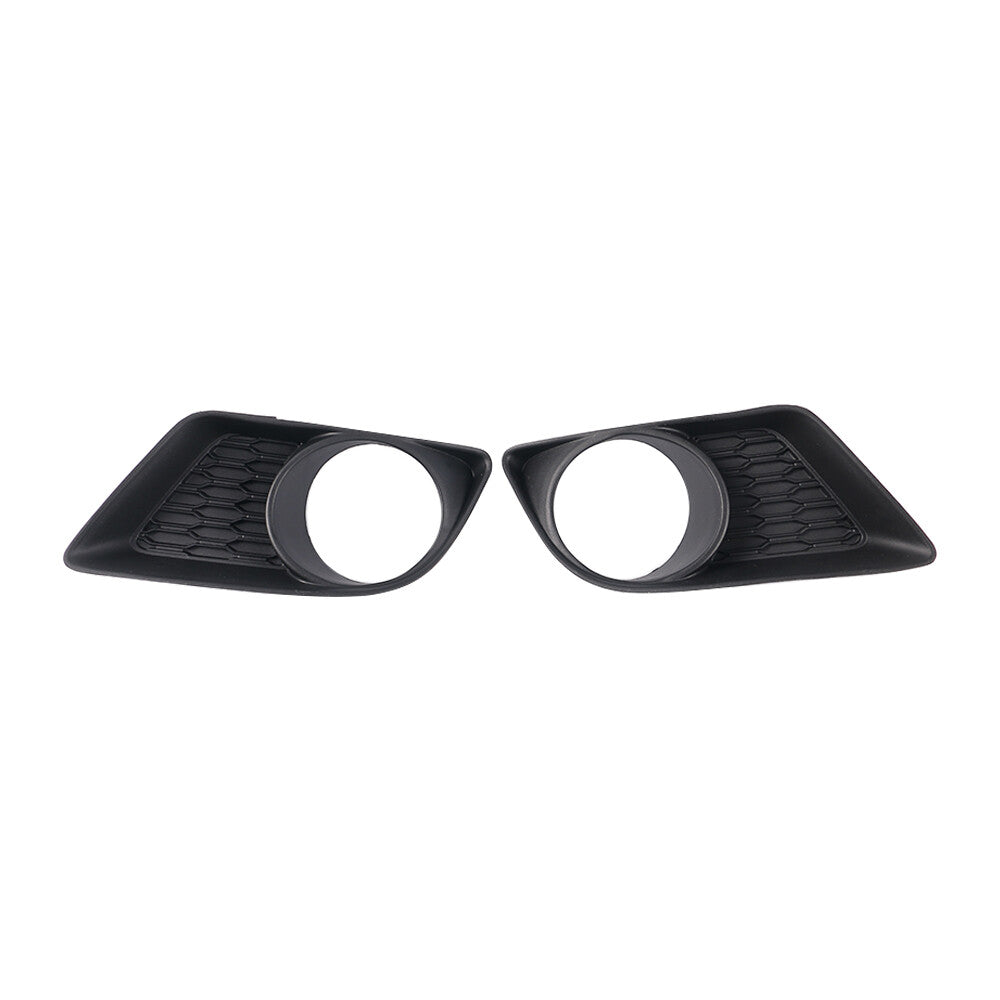 2Pcs Front Fog Light Cover Bezel Black Left+Right For 2011-2014 for Charger