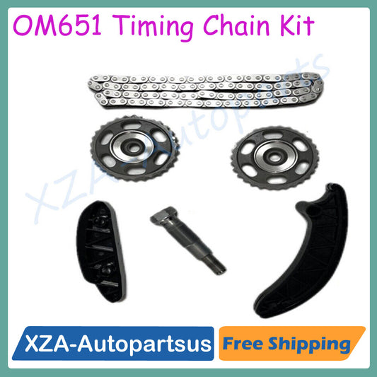 Set 6Pcs Timing Chain Kit for Mercedes W166 GLE 300d 4MATIC 2.2L 2015-2019 OM651 Q